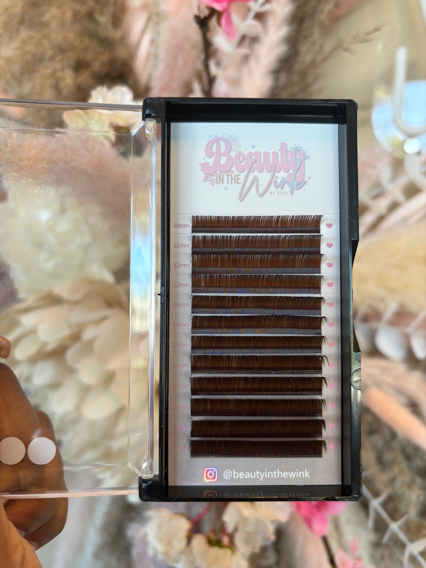 Brown Mix-Length Lashes